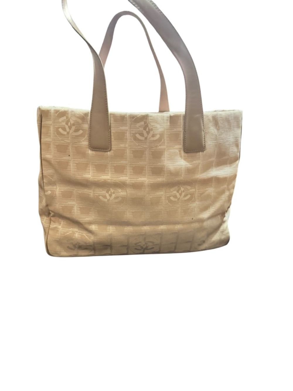 ✨ CHANEL Beige Canvas Tote | CC Monogram ✨ - Picture 5 of 13